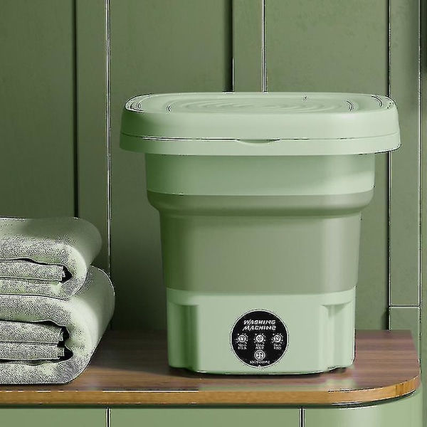 8l hopfällbar tvättmaskin Bärbar strumpa och underkläder Infällbar hushållstvättmaskin 3 modeller med centrifugering DryBY Green EU