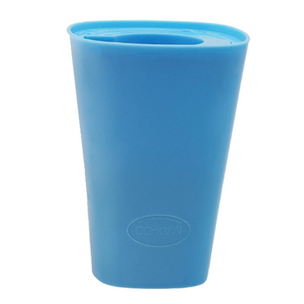 Blomkruka Lättvikts Upp-och-ner Design Plast Dubbelskikts Hängande Blomkruka För Hemmet Blue