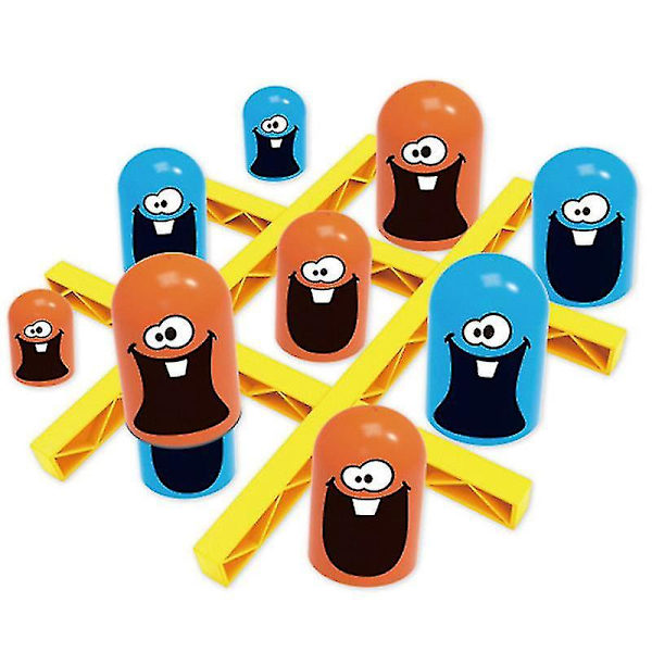 Big Eat Small Tic Tac Toe Spil - 2 Spillere Sjovt Strategispil