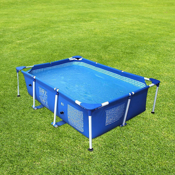 Solskydd för Pool, Solskydd för Pool, Solskydd för Inbyggd Pool, Vikbar och Hållbar Isolering av Bubbelfilm för Simbassänger, Badtunna Rectangle 7.2 X 4.9ft