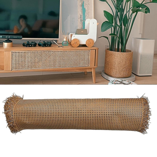 1 Rulle Rattan Net Uden Gran Ustyrkelig DIY Rattan Møbel Dekoration Engineering Net Rattan Net Til Daglig Liv 35cm