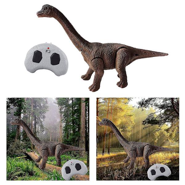 Realisttisk RC Dinosaur til Børn - Uddannelsesmæssig med Brøllyde, 360 Graders Rotation og Stunts [DmS] Brachiosaurus