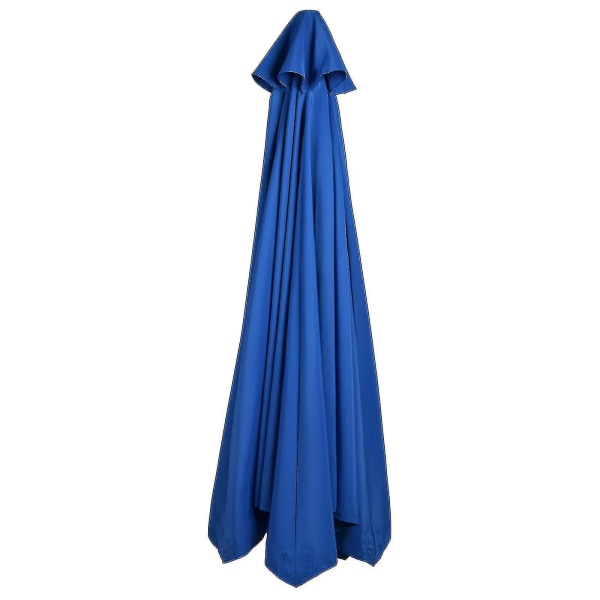 Bedst Sælgende Udskiftningsstof Haveparasol Baldakin Dæksel Til 3m 6/8 Arms Terrasse Solparasol 50% Tilbud-xgm-xgm Navy blue 300cm*8k