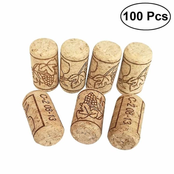 100pcs Reusable Creative Functional Portable Sealing Wine Cork Wine