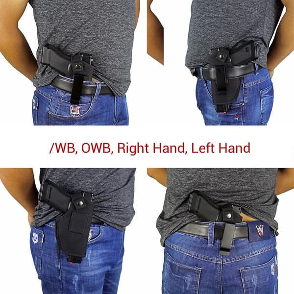 Skjult Bærende Holster Talje Pistols Elastisk Holder