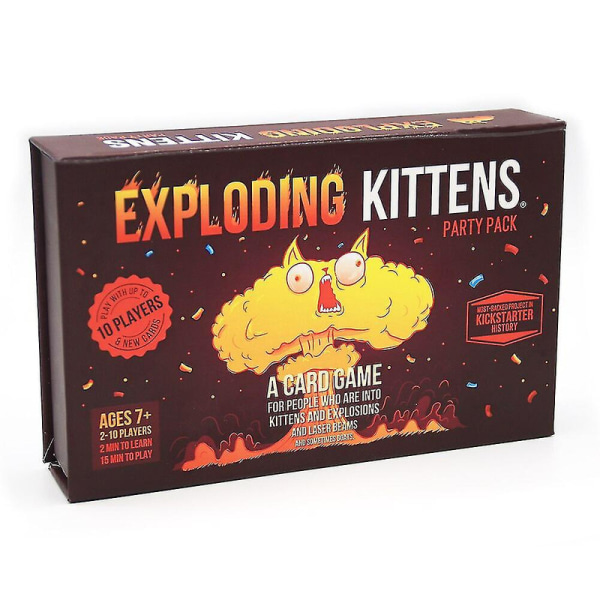 Sinulla On Ravut - Exploding Kittens Perheen Pöytäpeli Hauska Aikuisten Lautapeli Moninpeli Korttipeli Loma Lahja [DmS] Exploding Kittens2