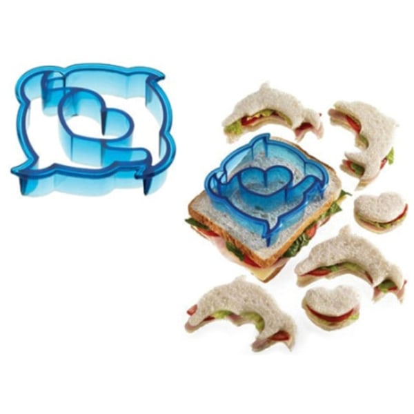 Diy Sandwich Cutter Plast Material Forskjellige Former Sandwich Maker For Kids Crown 74005