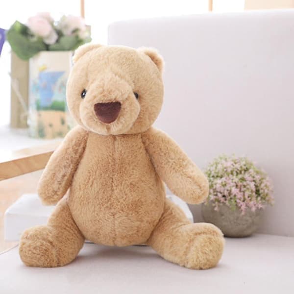 Mjukdjur för baby barn sovrum soffa vardagsrum prydnader dinosaurie 30cm bear 25cm as described