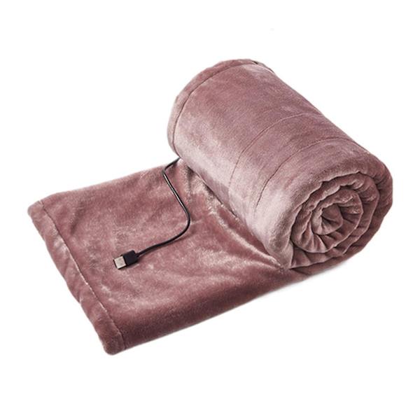 Sähköinen lämmityspyyhe, ylikuumenemissuoja, pestävä, 3 lämpötila-asetusta Pink 140 X 80cm