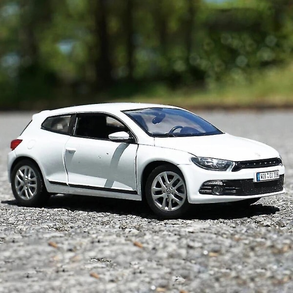 Welly 1:24 Scirocco Alloy Bil Modelbiler & Legetøjsbiler Miniature Scale Model Bil Legetøj Til Børn  [DmS] White