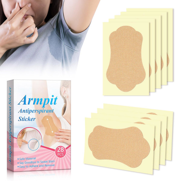 Engångs Svettdynor Under Armarna, Svettabsorberande Dynor Under Armhålan, Självhäftande För Kvinnor Män, Osmaksatta 84pcs