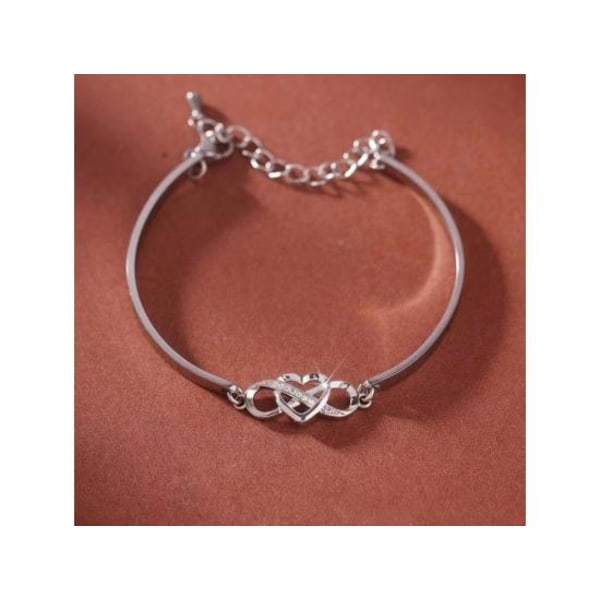 Gave til svigerdatter: Infinity Love Heart Armbånd til svigerdatter