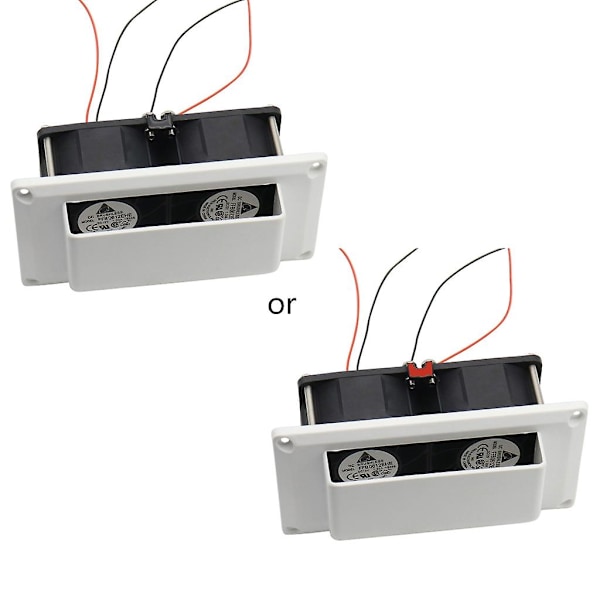 For DC 12V Kjøkkenvifte Avtrekksvifte For Campingvogn Tilhenger Universal Rv Innendørsluft White Low power