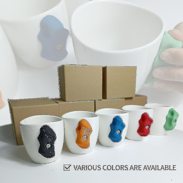 Klippklättringsmugg - Klippklättringspresenter - Klättrarens Greppmugg - Bergsklättringstillbehör - Pinch Hold-mugg yellow 1pcs