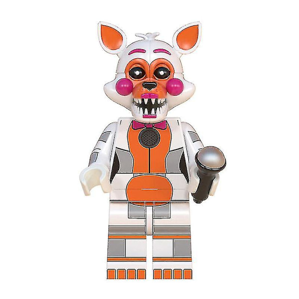 Five Nights At Freddy's Leksaksset med 8 Byggstenar, Cartoon Actionfigurer, Samlarobjekt WM2024