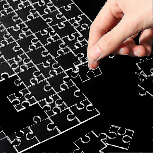 Läpinäkyvä Palapeli Pojat Tytöt Hauska Läpinäkyvä Tyhjä Akryyli Palapeli Lelut Läpinäkyvä Helppo Palapeli Pelit Aivotreenipalapeli 121 pieces