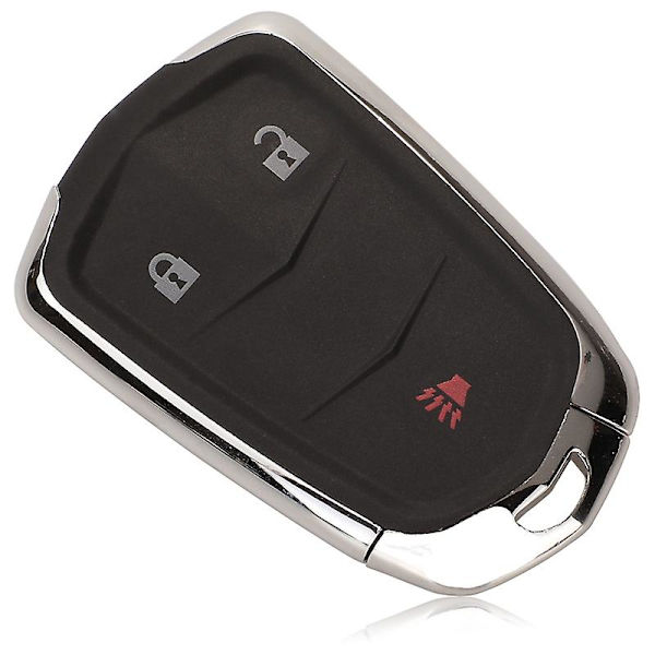 - Intelligent fjernbetjeningstastaturhus, 3/4/5/6 knapper, til Cadillac Srx, Cds, Ats, Xts, Climbing, Esv, udskiftningsskal, nøgle uden nøgle 3 Buttons