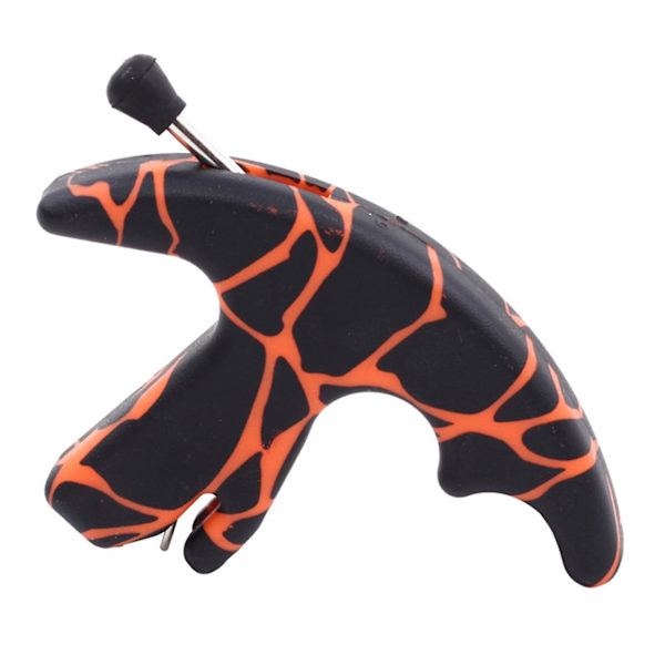Bueskydning Tommelfingerudløser, 3 Finger Bueskydning Release Aids Greb Caliper Compound Bue [DM] Orange