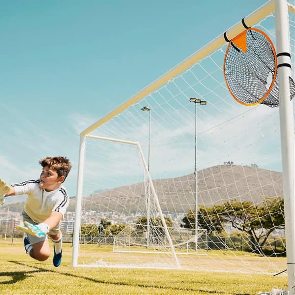 Top Bins Fodboldmål, 45 cm Diameter Fodboldmål til Måltræning