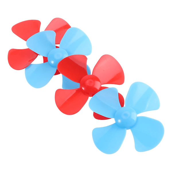 48 stk. Skipmodell Propeller DIY Firebladet Propeller Mini Vifter Tilbehør Random Color 5.7x5.7cm