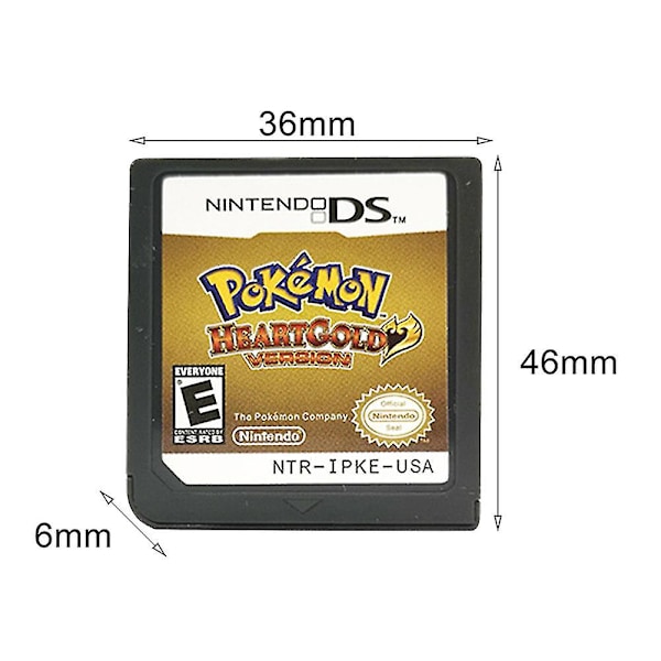 Player Classic Heart Gold Spilkort Soul Silver Computer til 3DS DSi DS Lite NDS