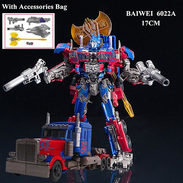 Baiwei  Ny 17cm Transformer Filmleksaker Pojke Anime Actionfigur Bilmodell Barn Present Ss38 6022a Mini Ss05 Tw-1024  (FMY) 6022A With WeaponBag