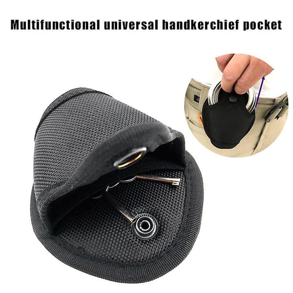 Handfängselhållare Väska Multifunktionell Snabbdrag Midjefickor Hållbar för Utomhusbruk