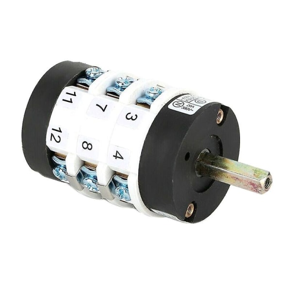 20A 220/380V Dækbyttemotor Fremad/Bagud Skifter Fremad og Bagud Fodpedal White