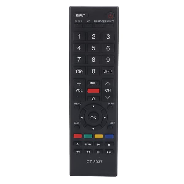 CT-8037 Multifunktionel TV-erstatningsfjernbetjening til Toshiba Controller [DB]