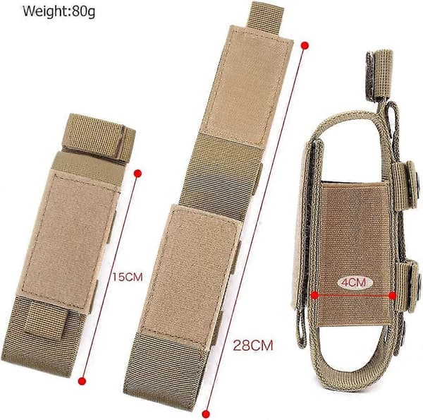 Tactical Molle -tasku kiristysside Nylon lääketieteelliset sakset Molle -taskun pidike EDC -vyötasku taskulamppu saksikotelo