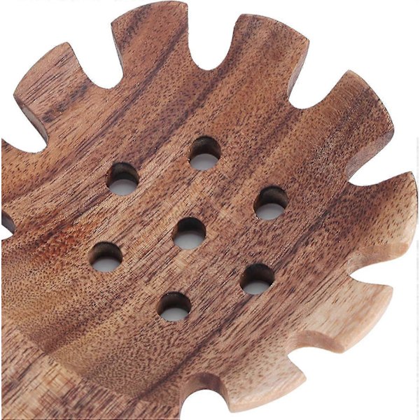 Träslev i teak för hushållsbruk, köksredskap, naturlig träslev, nudelsil, slitsad stekspade, spaghettislev, köksredskap