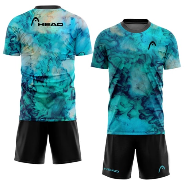 2024 Herr Andningsbar Tennis Sportkläder Sommar Utomhus Sport Badminton Träningskläder Lös Löpning T-Shirt Kortärmad Kostym MTRG-1152 3XL