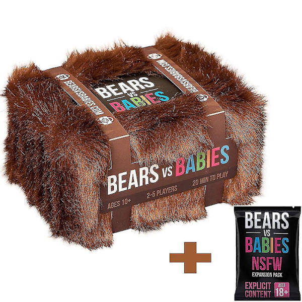 Du Har Fået Krebs Af Exploding Kittens Familiebordspil Sjovt Voksen Brætspil Legetøj Multiplayer Kortspil Julegave [DmS] Bears VS Babies