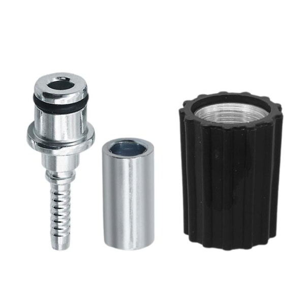 Trykkvaskerslangekoblingsadaptersett Hurtigkobling M22 til 1/4\" Kobling M22 core 15mm