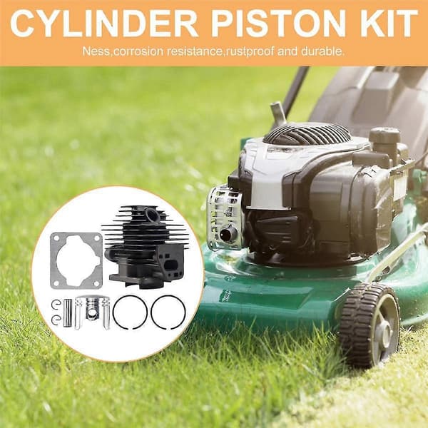 Sylindersett med stempel 36MM for TL33 1E36F-2GN B33B 33CC motor, gresstrimmer.