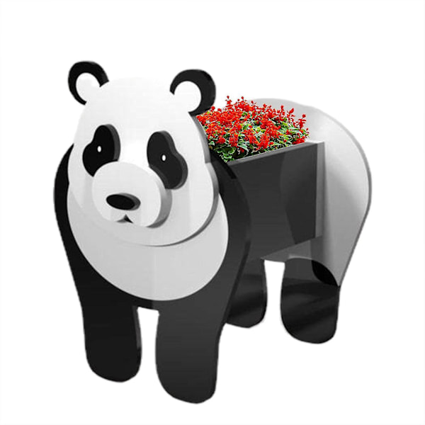 Dyreplantepotte Plantepotter Have Dyreformet Plantepotte-Dyreopbevaringsbeholder Plantepotter Kontor Hjem Husopvarmning Dekorationer Panda