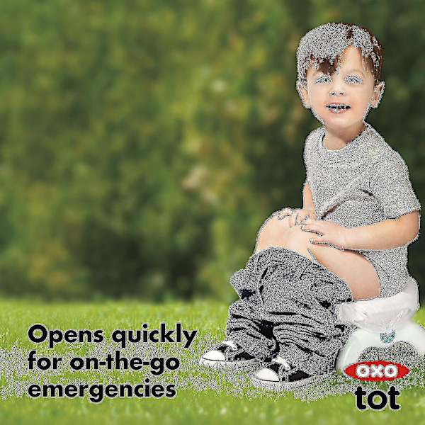 Tot 2-i-1 Go Potty - Teal, 1 stk (pakke med 1) Chumian