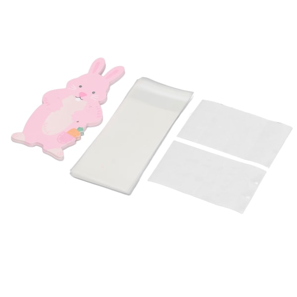 30 Pcs Rabbit Greeting Card Adorable Bunny Shape Easter Themed Party Decorative Card for Kids