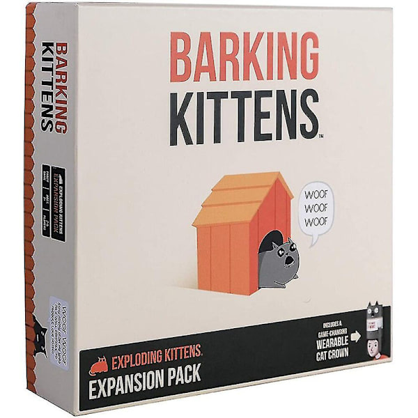 Du Har Fået Krebs Af Exploding Kittens Familiebordspil Sjovt Voksen Brætspil Legetøj Multiplayer Kortspil Julegave [DmS] Barking Kittens