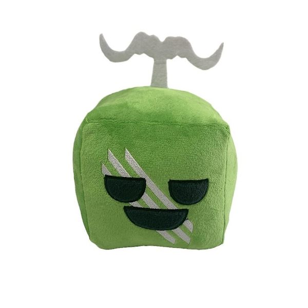 Blox Fruits Plyschleksak 2024, Mjuk PP Bomullsplyschkudde, 8” Kramplyschdjur, Present till Fans Barn DB Barrier