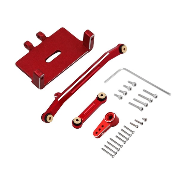 Servo Fäste Styrarms Styrstång Passar Axial Scx24 1/24 Rc Spårbil Uppgradering Pa