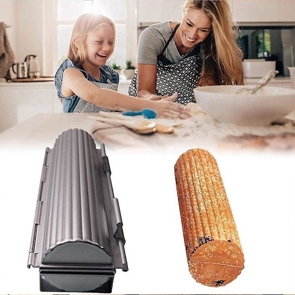 Rund Toastbrödform i Aluminiumlegering, Öppen Typ, Återanvändbar Brödform för Bakning, DIY-BakverktygBY