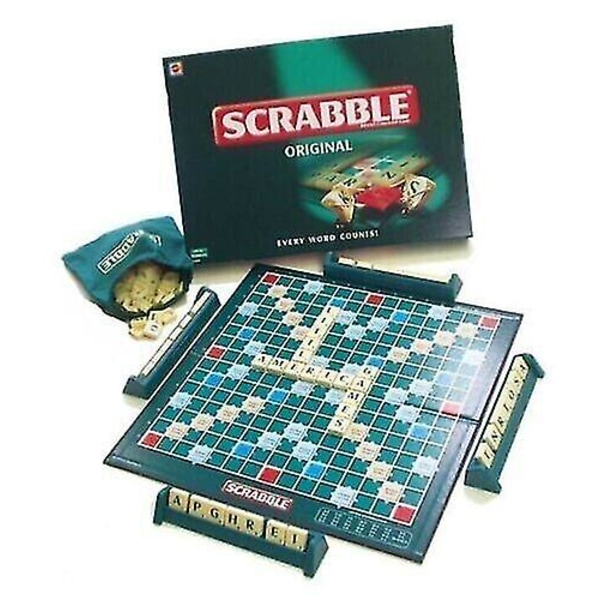 Scrabble Brädspel Familj Barn Vuxna Utbildande Leksaker Pusselspel