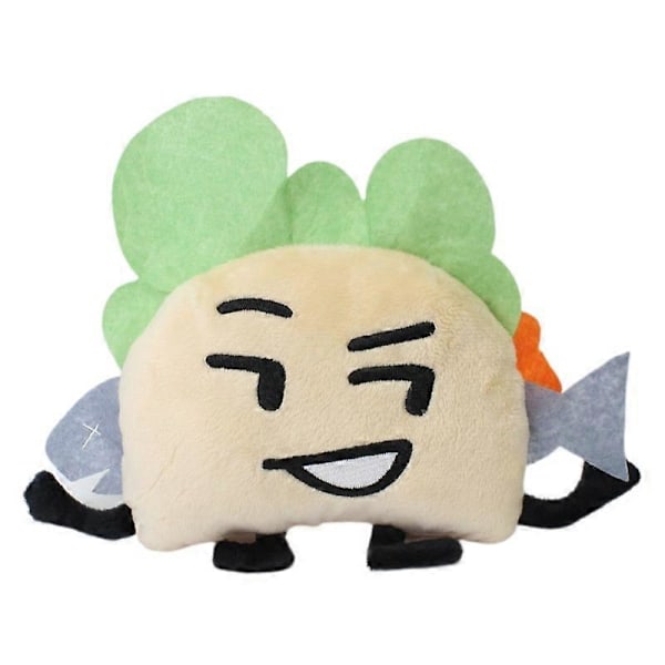 Anime Battle for Dream Island -pehmolelu BFDI Täytetty nukke Tuli Kukka Lehti Numerot X Täytetty pehmolelu Koulutuksellinen joululahja Pancake