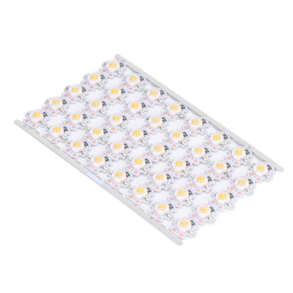 LED-chip-pære med høj lysstyrke, energibesparende DIY-lampeperler med aluminiumplade til 1W 12V forlygter, skabslys, lyserødt lys