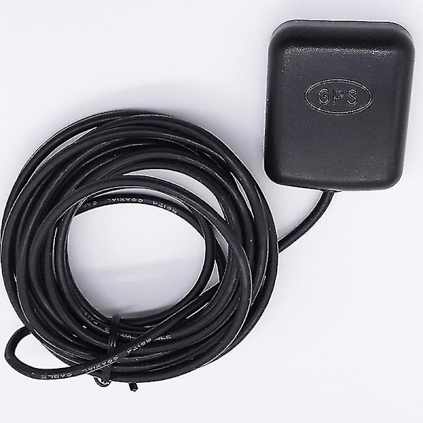 Vandfast GPS-antenne til køretøjer med Fakra Z-stik, 28 dB forstærkning, 3-5 VDC black