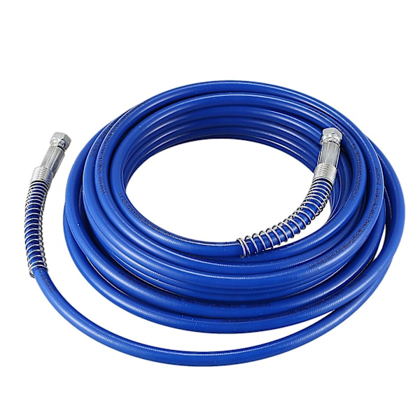 15m Spray Hose Airless Paint Hose 1/4 Inch Airless Sprayer 3600 Psi Høytrykks Fiberrør For Sp Blue