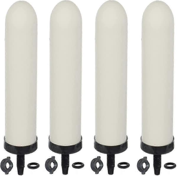 4-pack Keramiska vattenfilter kompatibla med vattenfiltreringssystem