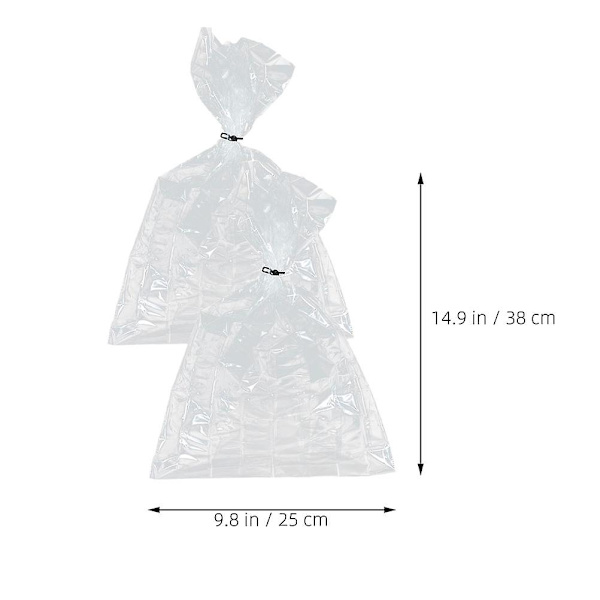 40 stk Tyrkisk Stekepose Tyrkisk Matlagingspose Ovn Matlagingspose Tyrkiske Poser til Kjøkken 38.00X25.00X0.10CM