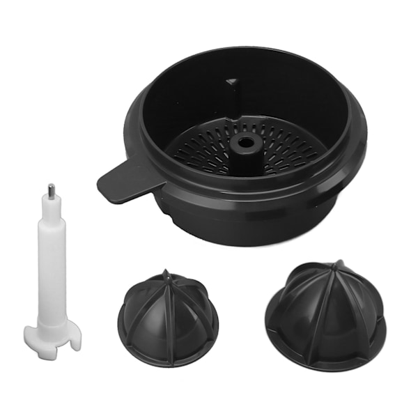 Mehulinkoneen Oranssipuristimen Siiviläkori Painokartiolla ABS-Muovista, Mehukoneen Osia ja Tarvikkeita Thermomixille as the picture shows